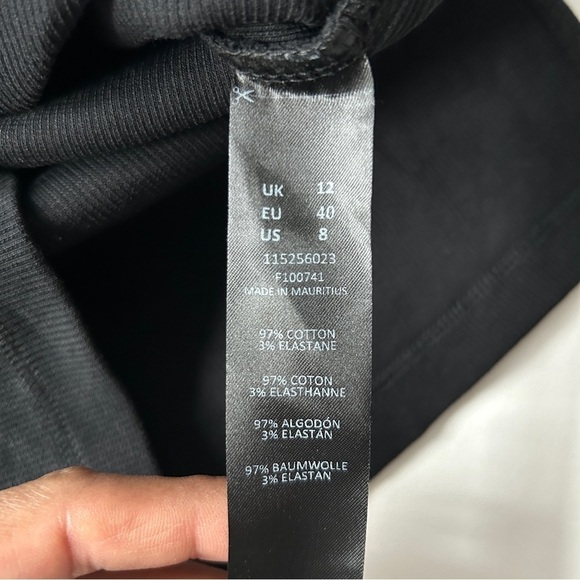 ASOS DESIGN Women’s Black Halter Neck Bodycon Mini Dress Size 8 - Picture 5 of 7